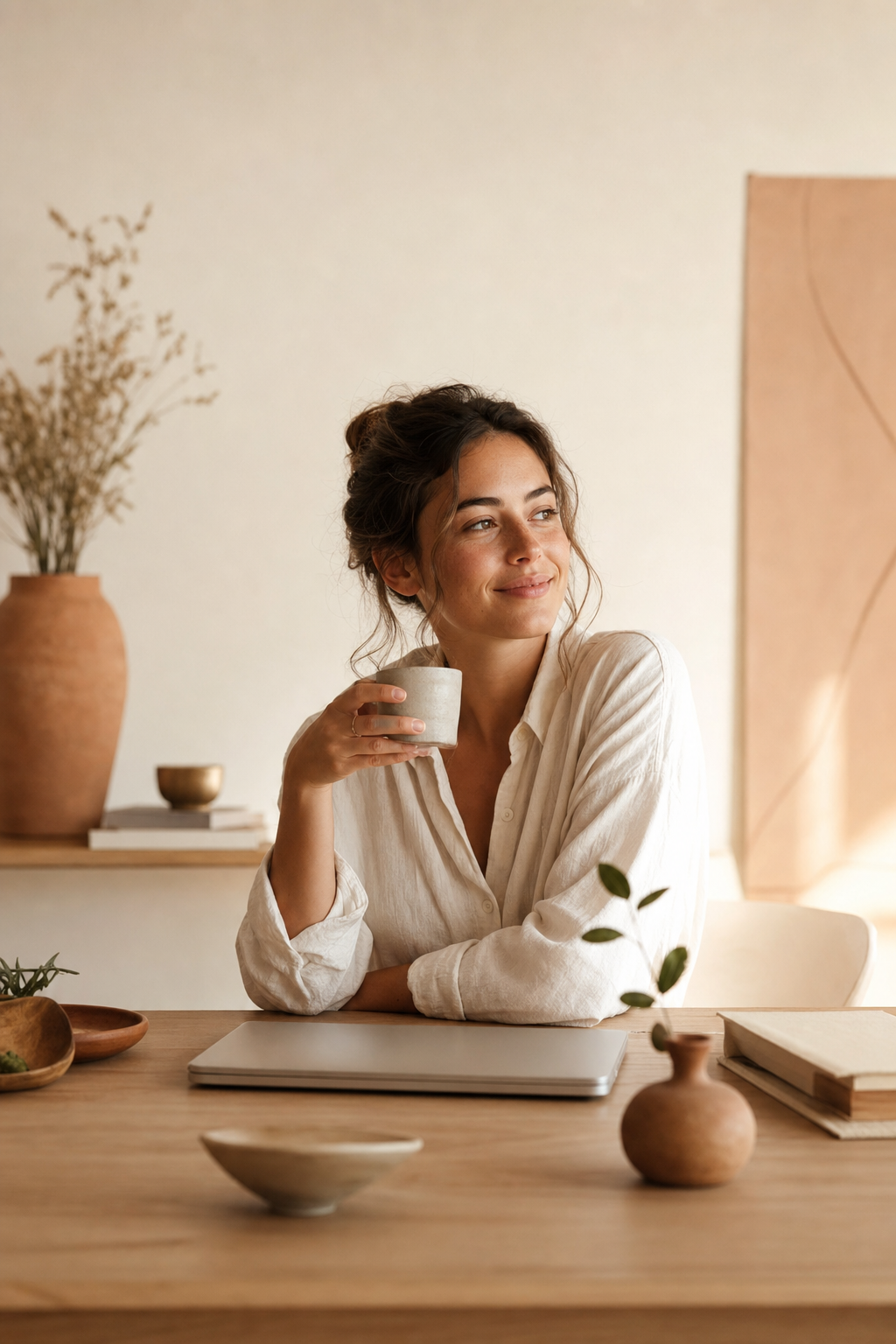 A solo business owner with time to breathe
